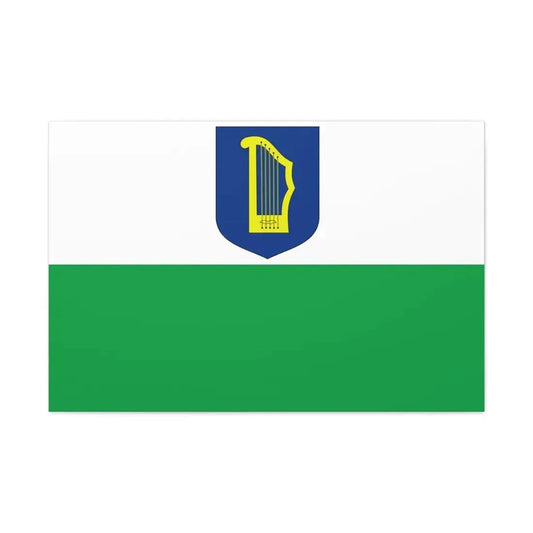 Flag of Petseri County Estonia - Canvas Wall Art 36" x 24" 1.25" - The Sticker Space