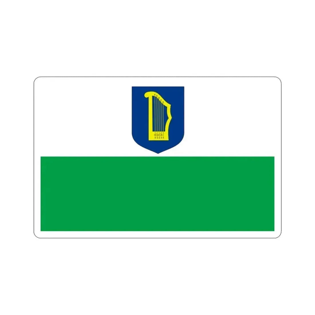 Flag of Petseri County Estonia STICKER Vinyl Die-Cut Decal 2 Inch - The Sticker Space