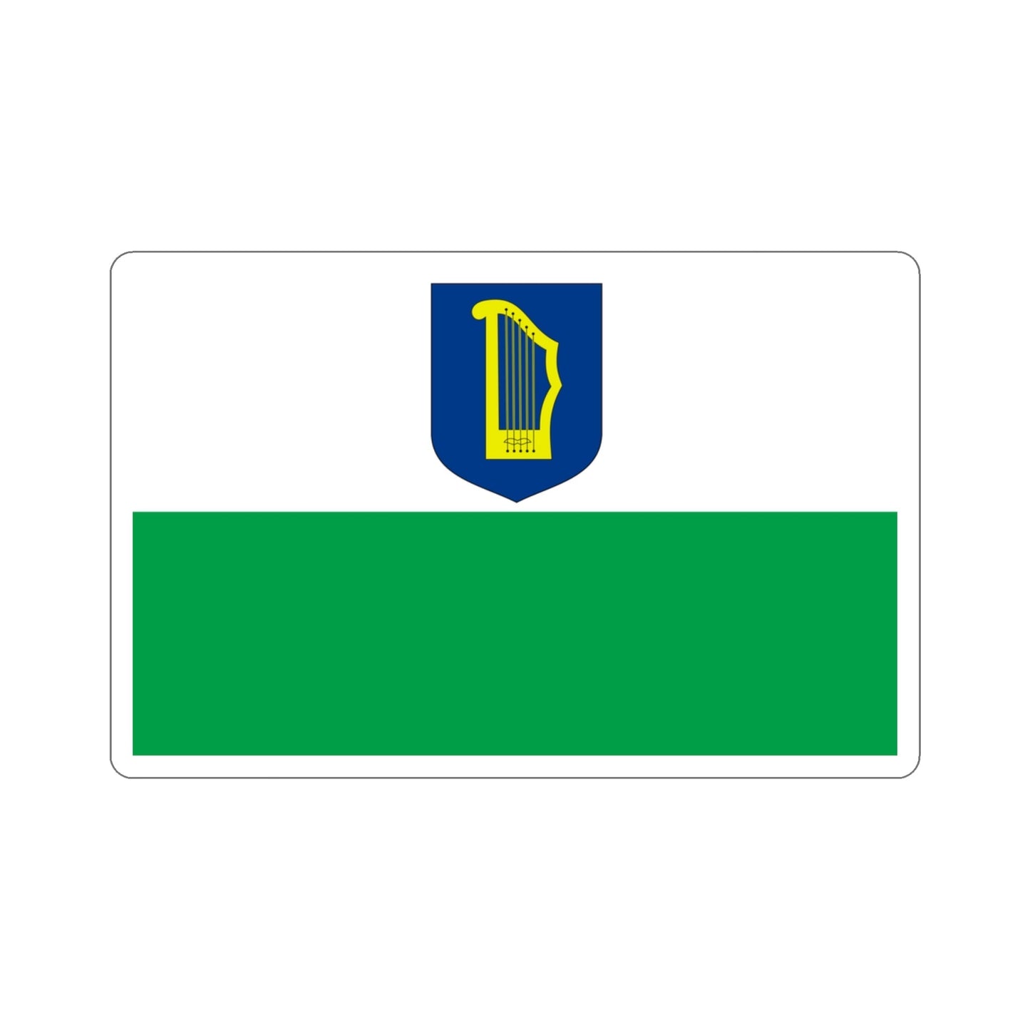 Flag of Petseri County Estonia STICKER Vinyl Die-Cut Decal-3 Inch-The Sticker Space