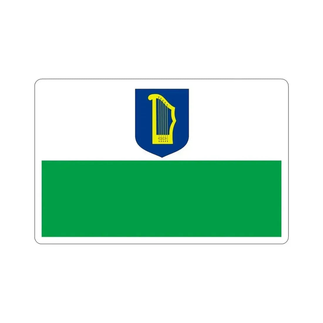 Flag of Petseri County Estonia STICKER Vinyl Die-Cut Decal 3 Inch - The Sticker Space