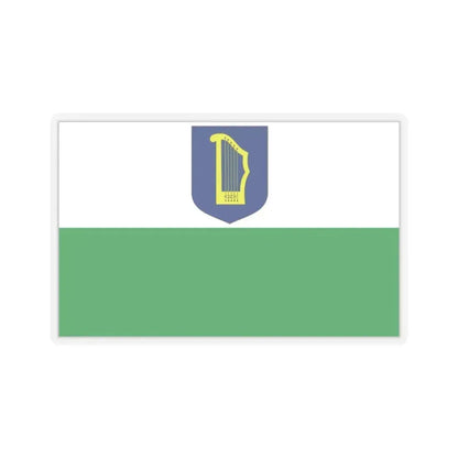 Flag of Petseri County Estonia - STICKER Vinyl Kiss-Cut Decal 2 Inch Transparent - The Sticker Space