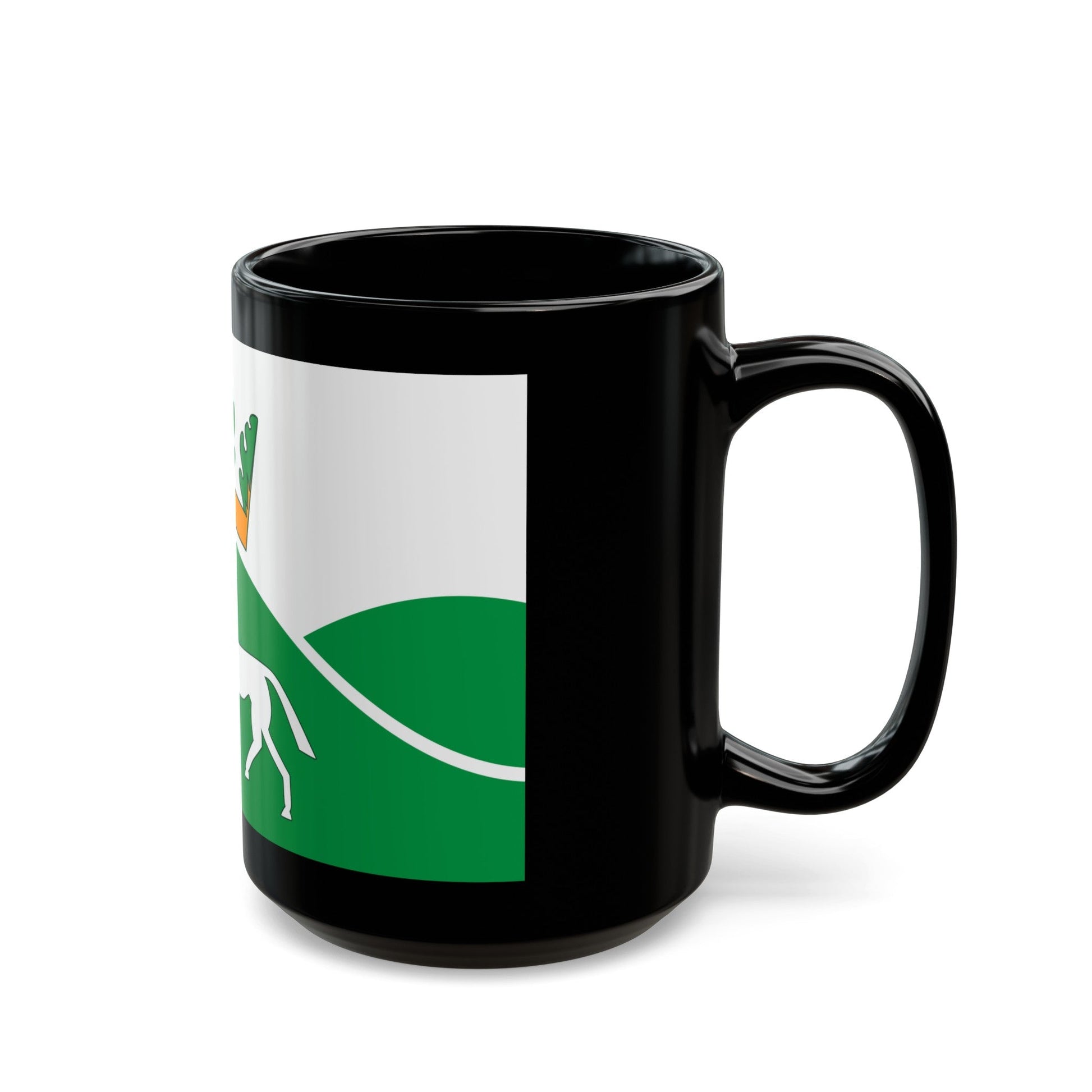 Flag of Pewsey UK - Black Coffee Mug-The Sticker Space