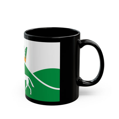 Flag of Pewsey UK - Black Coffee Mug-The Sticker Space