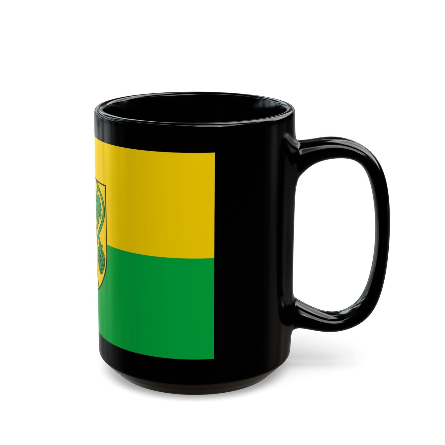 Flag of Pfaffenhofen Germany - Black Coffee Mug-The Sticker Space