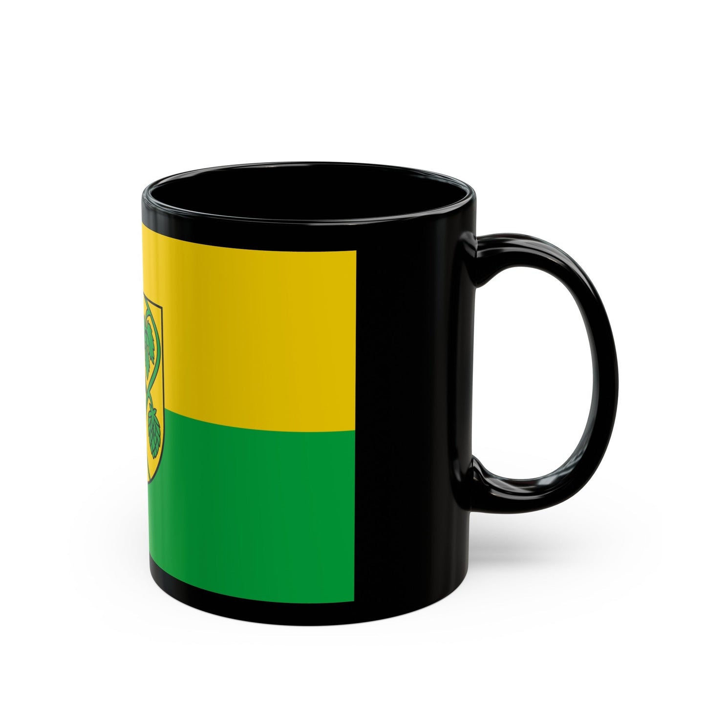 Flag of Pfaffenhofen Germany - Black Coffee Mug-The Sticker Space