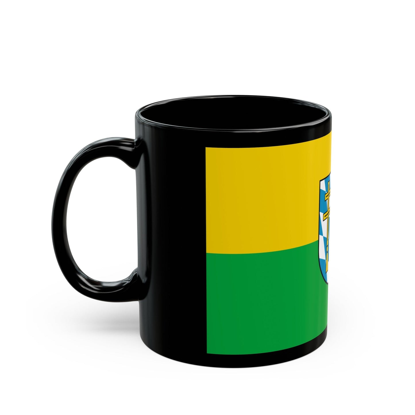 Flag of Pfaffenhofen Germany - Black Coffee Mug-The Sticker Space