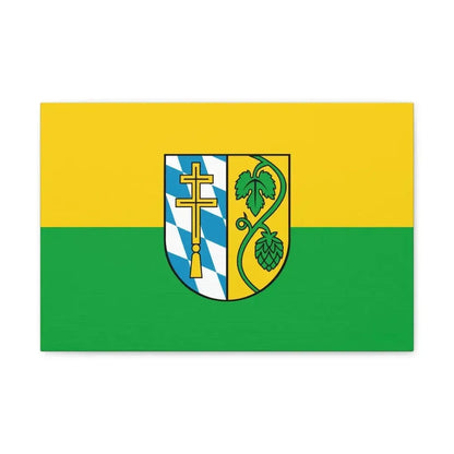 Flag of Pfaffenhofen Germany - Canvas Wall Art 18″ x 12″ 1.25" - The Sticker Space