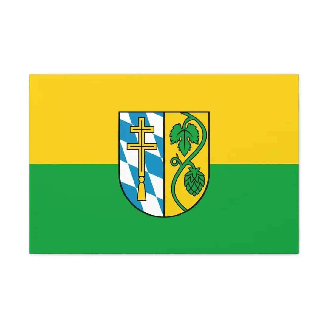 Flag of Pfaffenhofen Germany - Canvas Wall Art 30" x 20" 1.25" - The Sticker Space