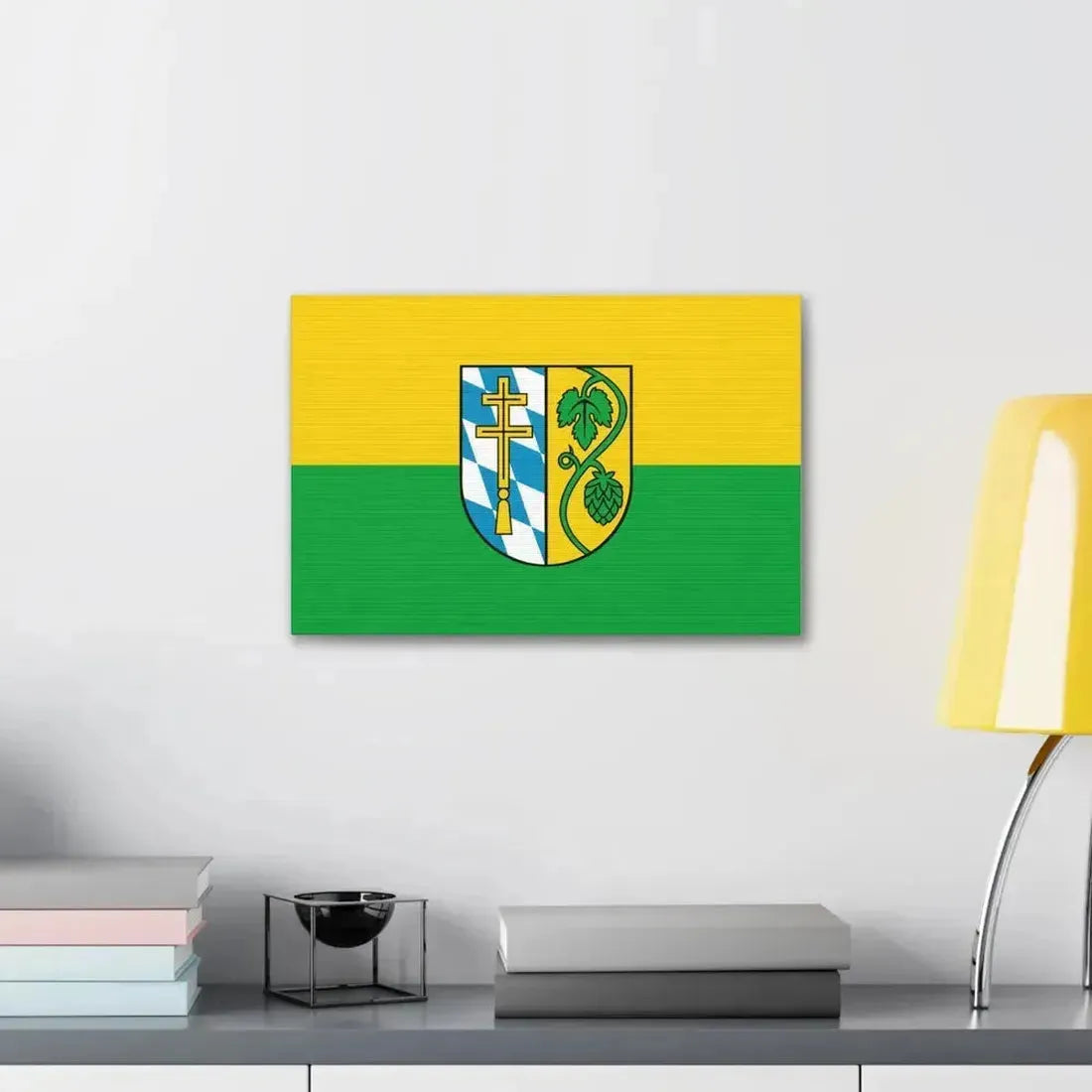 Flag of Pfaffenhofen Germany - Canvas Wall Art - The Sticker Space