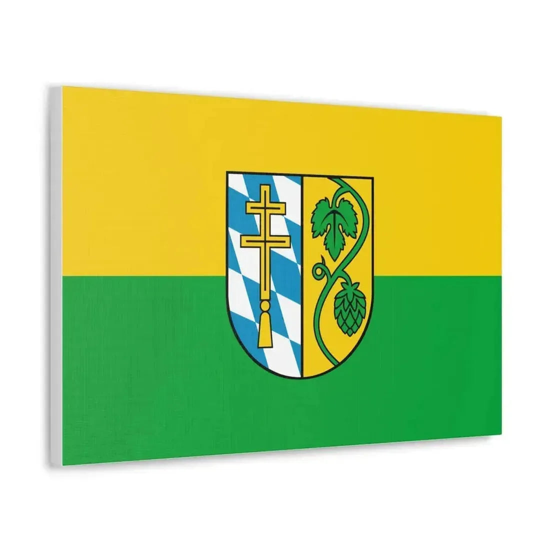 Flag of Pfaffenhofen Germany - Canvas Wall Art - The Sticker Space