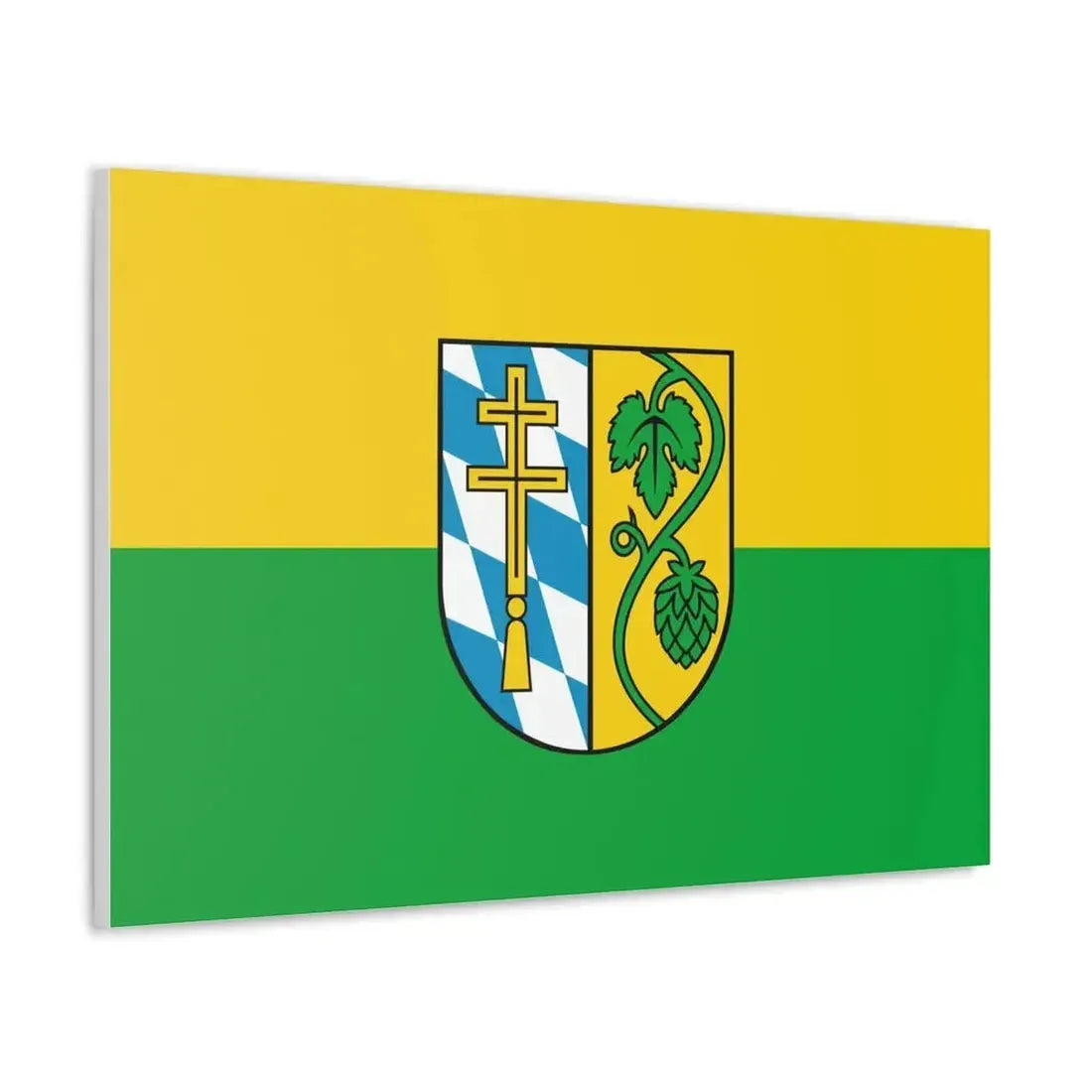 Flag of Pfaffenhofen Germany - Canvas Wall Art - The Sticker Space