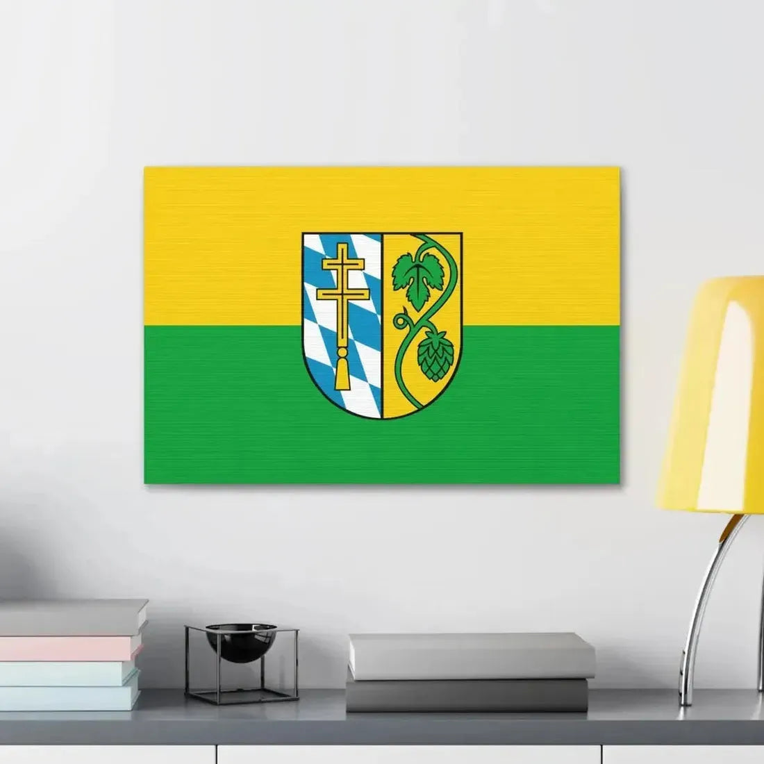 Flag of Pfaffenhofen Germany - Canvas Wall Art - The Sticker Space