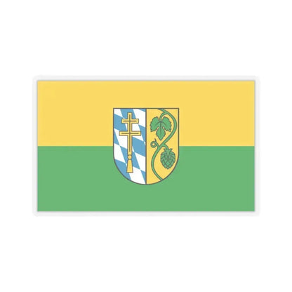 Flag of Pfaffenhofen Germany - STICKER Vinyl Kiss-Cut Decal 4 Inch Transparent - The Sticker Space