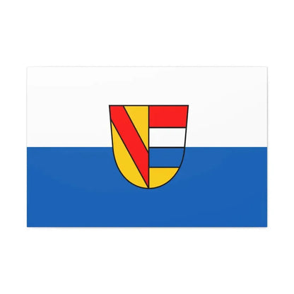 Flag of Pforzheim Germany - Canvas Wall Art 36" x 24" 1.25" - The Sticker Space
