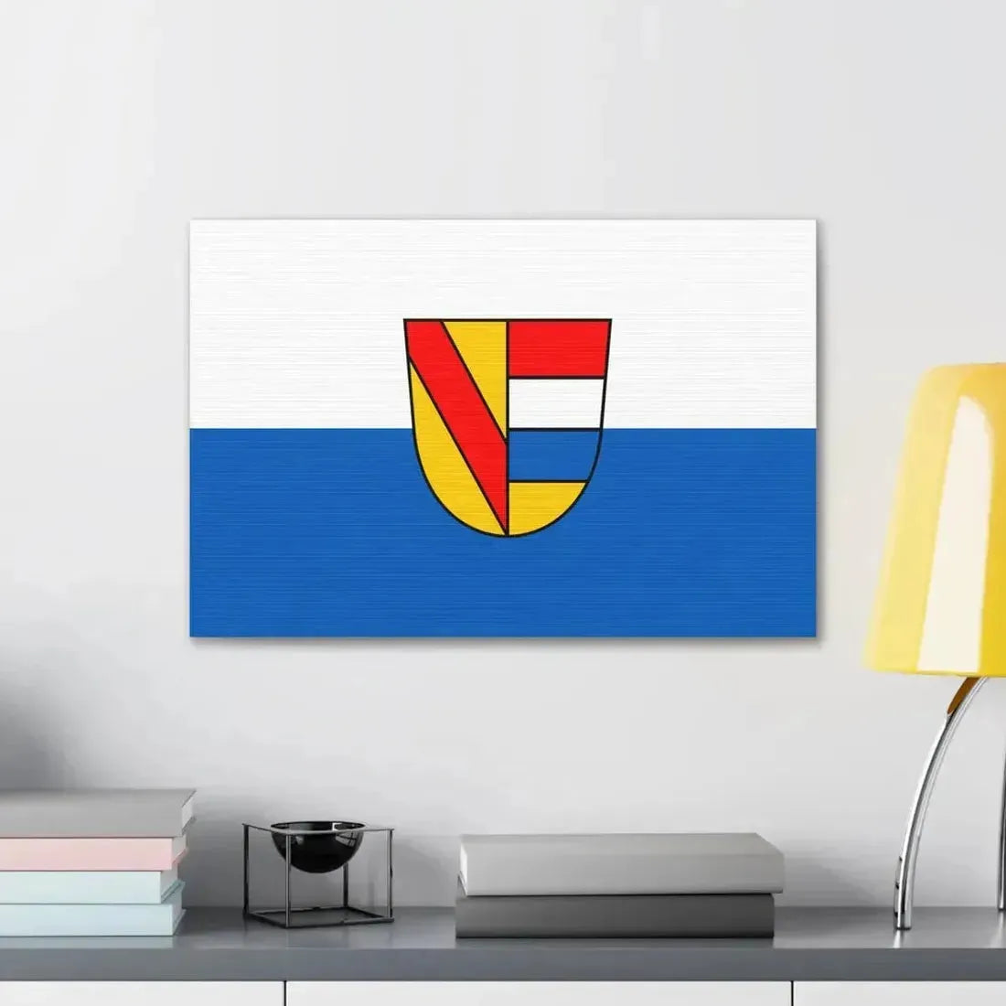 Flag of Pforzheim Germany - Canvas Wall Art - The Sticker Space