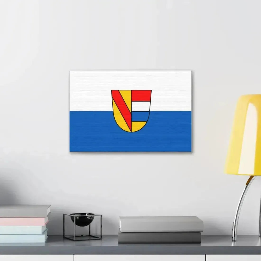 Flag of Pforzheim Germany - Canvas Wall Art - The Sticker Space