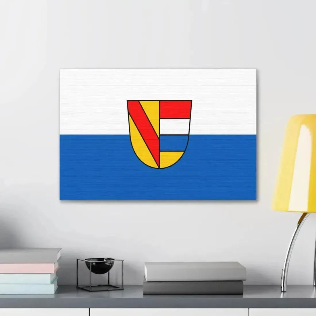 Flag of Pforzheim Germany - Canvas Wall Art - The Sticker Space