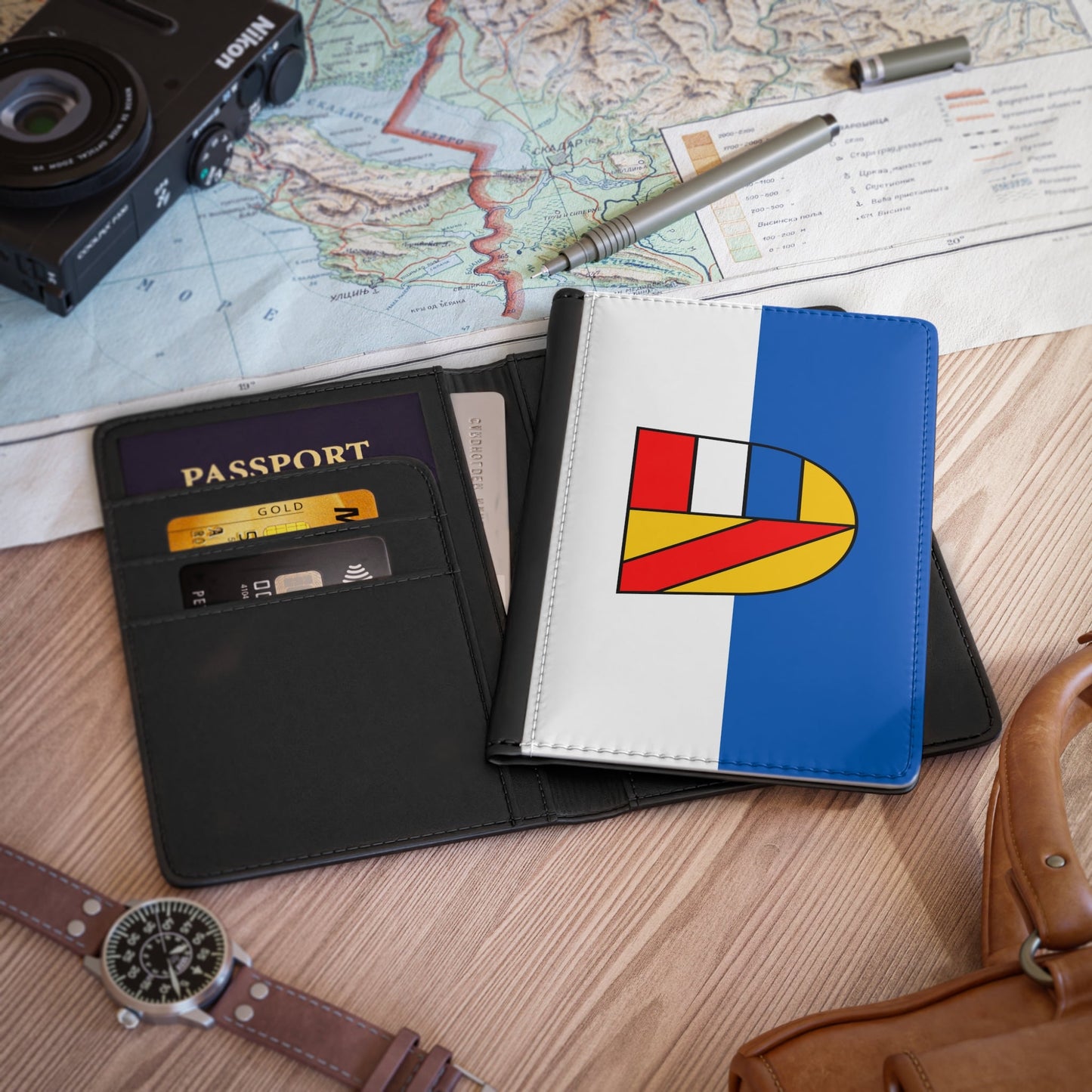 Flag of Pforzheim Germany - Passport Holder