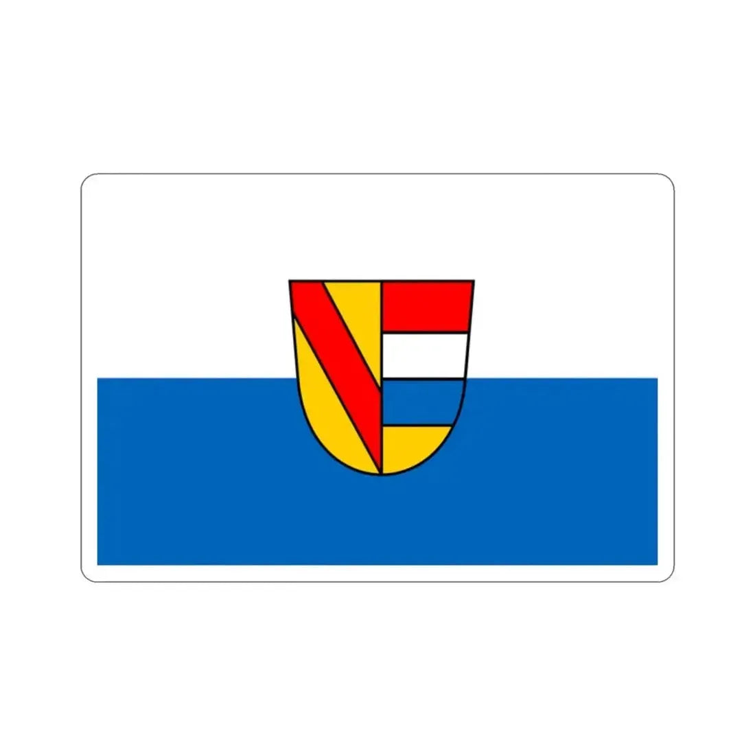 Flag of Pforzheim Germany STICKER Vinyl Die-Cut Decal - The Sticker Space