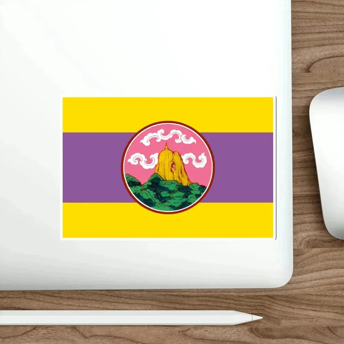Flag of Phatthalung Province Thailand STICKER Vinyl Die-Cut Decal - The Sticker Space
