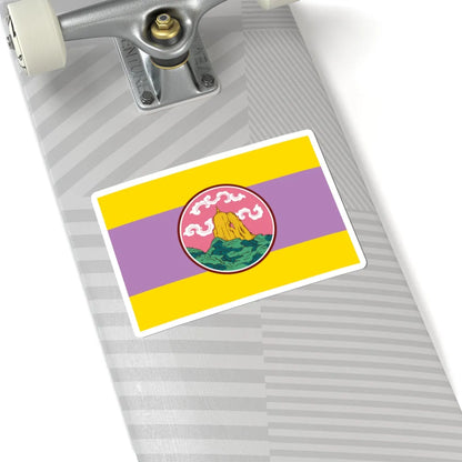 Flag of Phatthalung (Thailand) STICKER Vinyl Kiss-Cut Decal - The Sticker Space