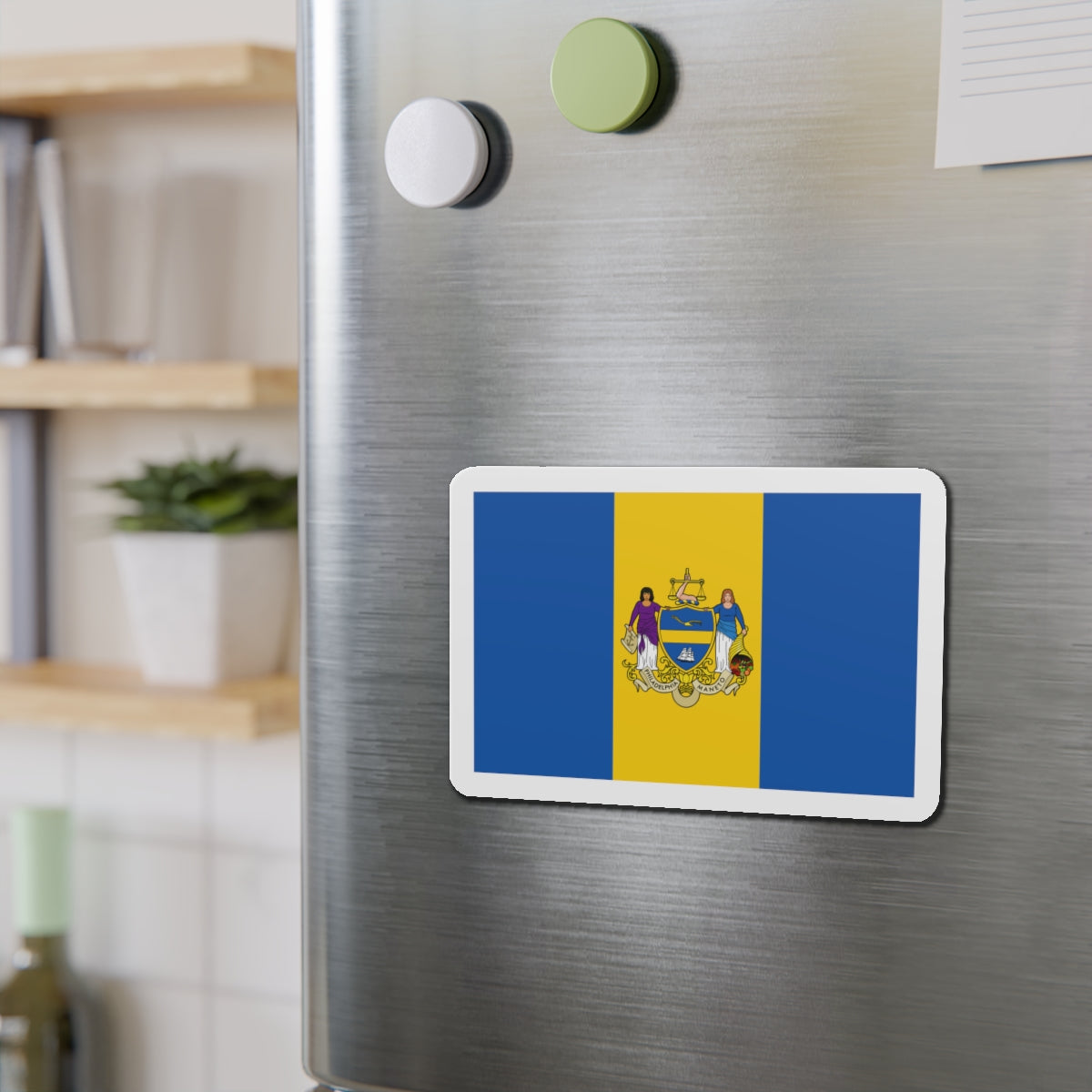 Flag of Philadelphia Pennsylvania - Die-Cut Magnet-The Sticker Space