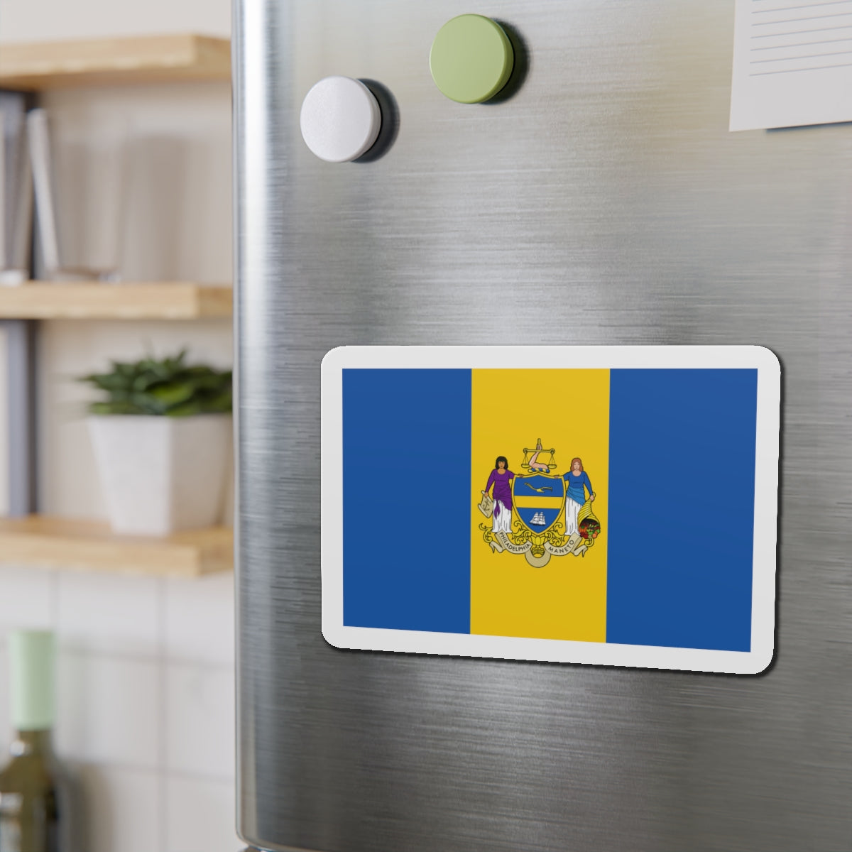 Flag of Philadelphia Pennsylvania - Die-Cut Magnet-The Sticker Space