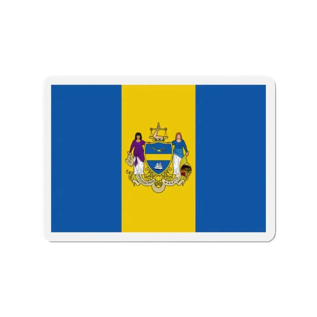 Flag of Philadelphia Pennsylvania - Refrigerator Magnet - The Sticker Space