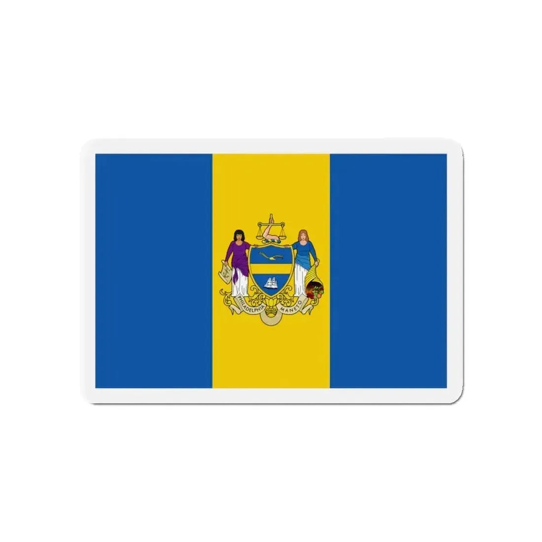 Flag of Philadelphia Pennsylvania - Refrigerator Magnet - The Sticker Space