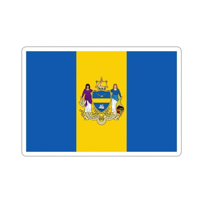 Flag of Philadelphia Pennsylvania USA STICKER Vinyl Die-Cut Decal 6 Inch - The Sticker Space
