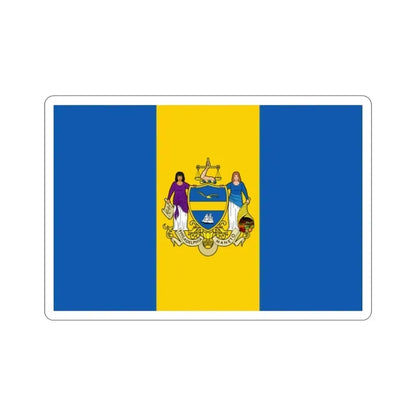Flag of Philadelphia Pennsylvania USA STICKER Vinyl Die-Cut Decal - The Sticker Space