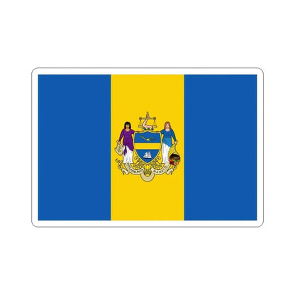 Flag of Philadelphia Pennsylvania USA STICKER Vinyl Die-Cut Decal - The Sticker Space