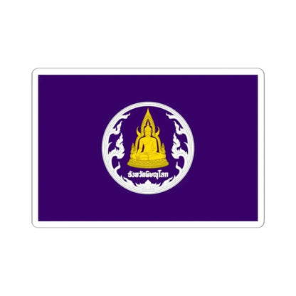 Flag of Phitsanulok Province Thailand - STICKER Vinyl Kiss-Cut Decal 6 Inch White - The Sticker Space