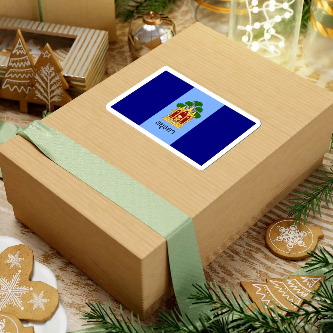 Flag of Phra Nakhon Si Ayutthaya Province (Thailand) STICKER Vinyl Kiss-Cut Decal - The Sticker Space