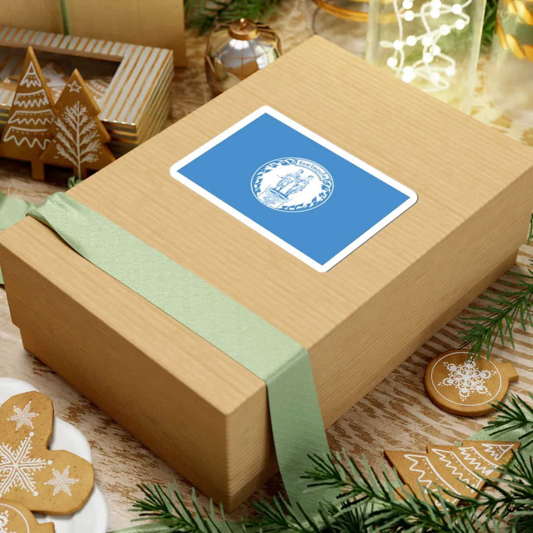 Flag of Phuket (Thailand) STICKER Vinyl Kiss-Cut Decal - The Sticker Space