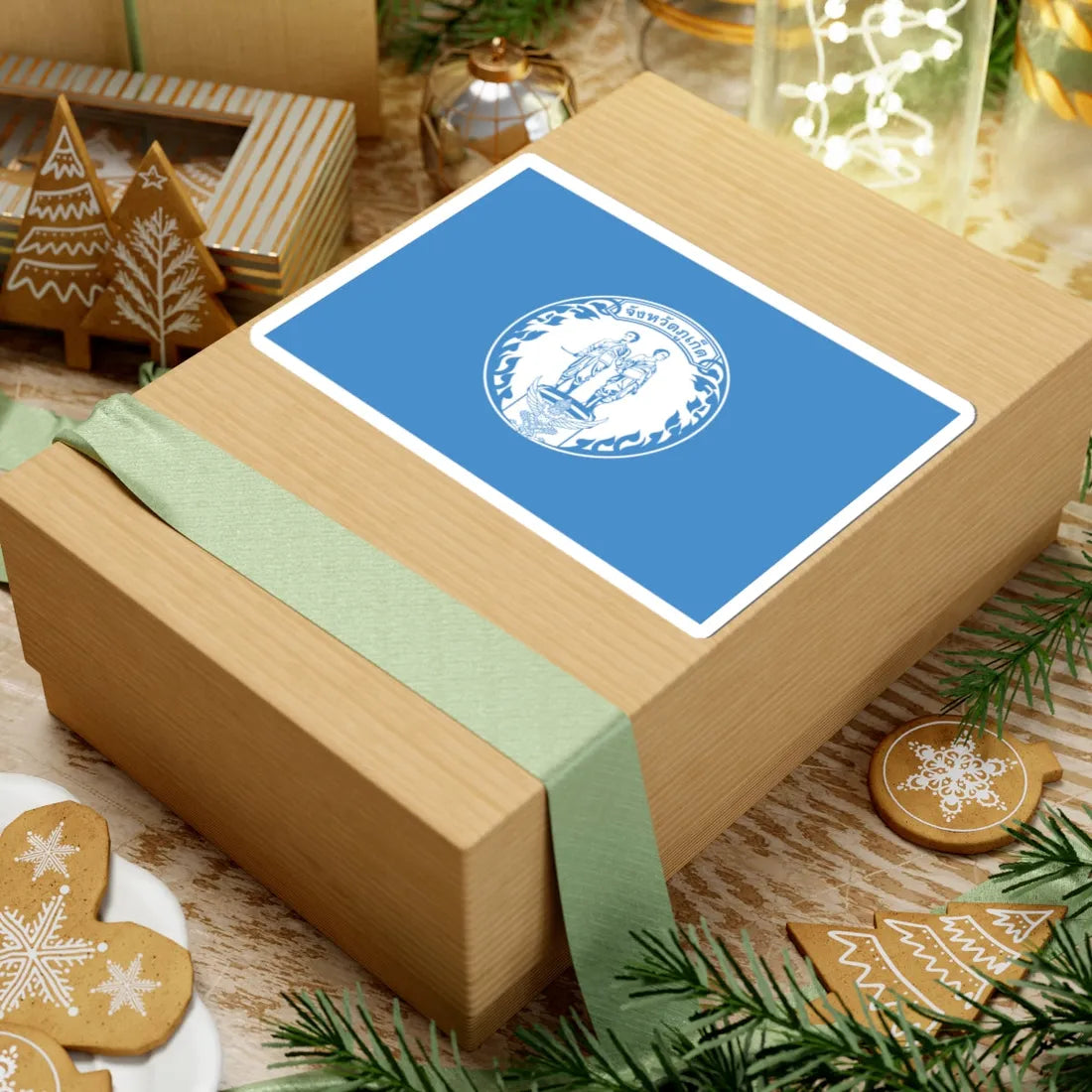 Flag of Phuket (Thailand) STICKER Vinyl Kiss-Cut Decal - The Sticker Space