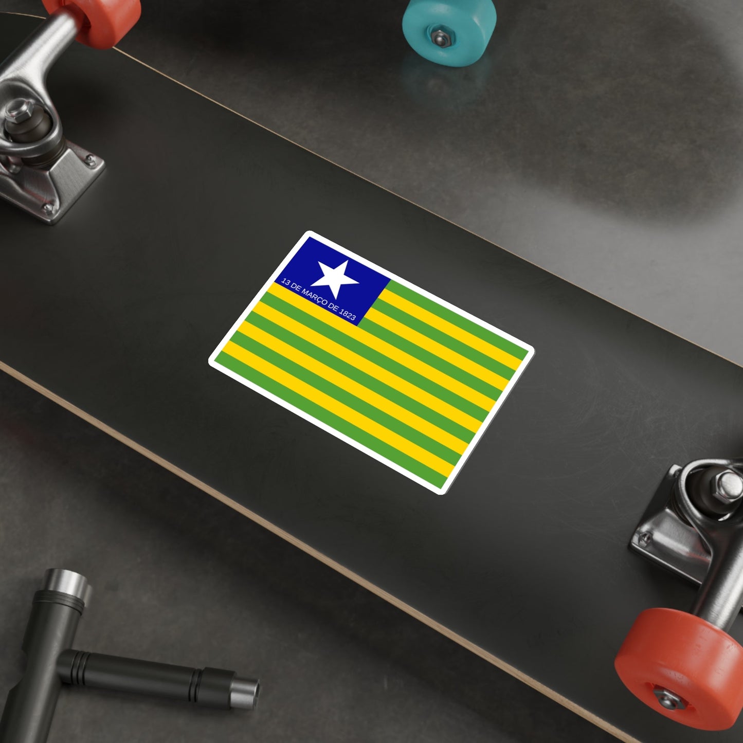 Flag of Piauí Brazil STICKER Vinyl Die-Cut Decal-The Sticker Space