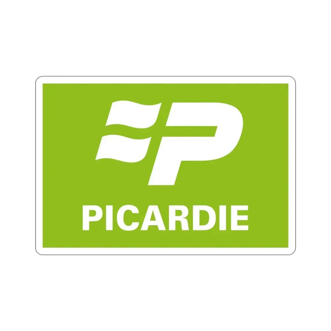 Flag of Picardy France 2 STICKER Vinyl Die-Cut Decal 4 Inch - The Sticker Space