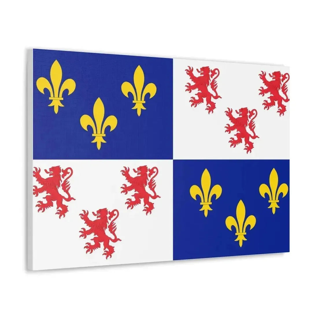 Flag of Picardy France - Canvas Wall Art - The Sticker Space