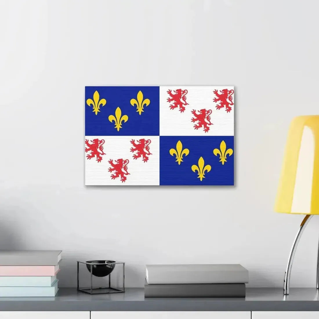 Flag of Picardy France - Canvas Wall Art - The Sticker Space