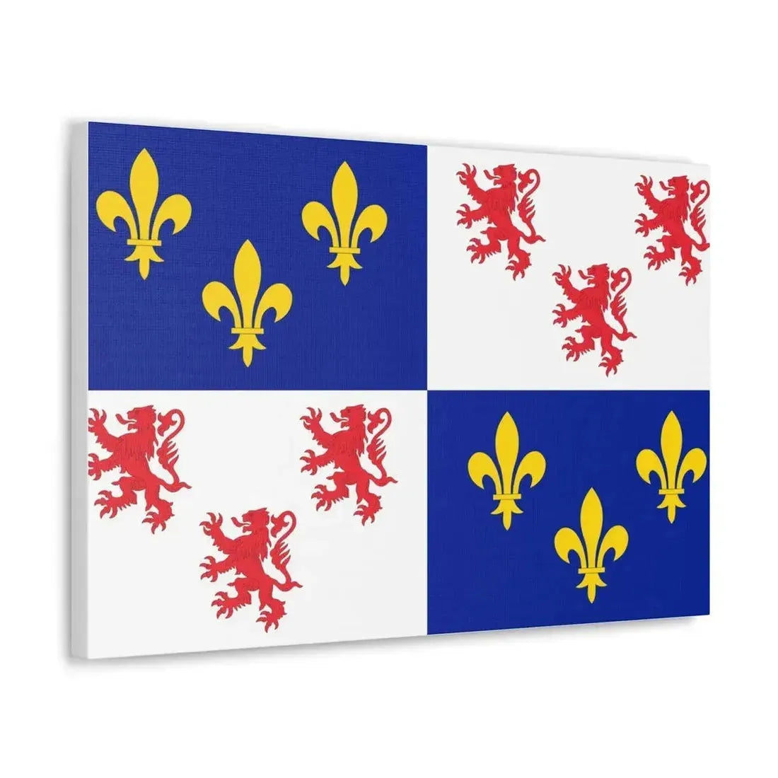 Flag of Picardy France - Canvas Wall Art - The Sticker Space