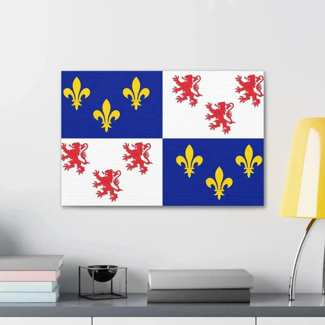 Flag of Picardy France - Canvas Wall Art - The Sticker Space