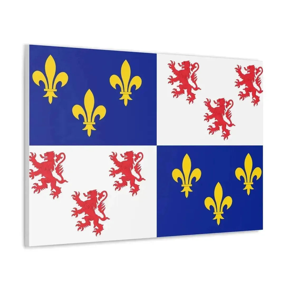 Flag of Picardy France - Canvas Wall Art - The Sticker Space