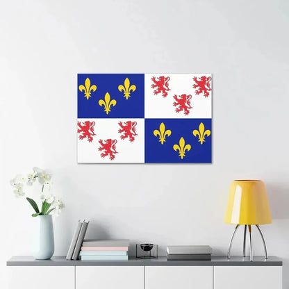 Flag of Picardy France - Canvas Wall Art - The Sticker Space