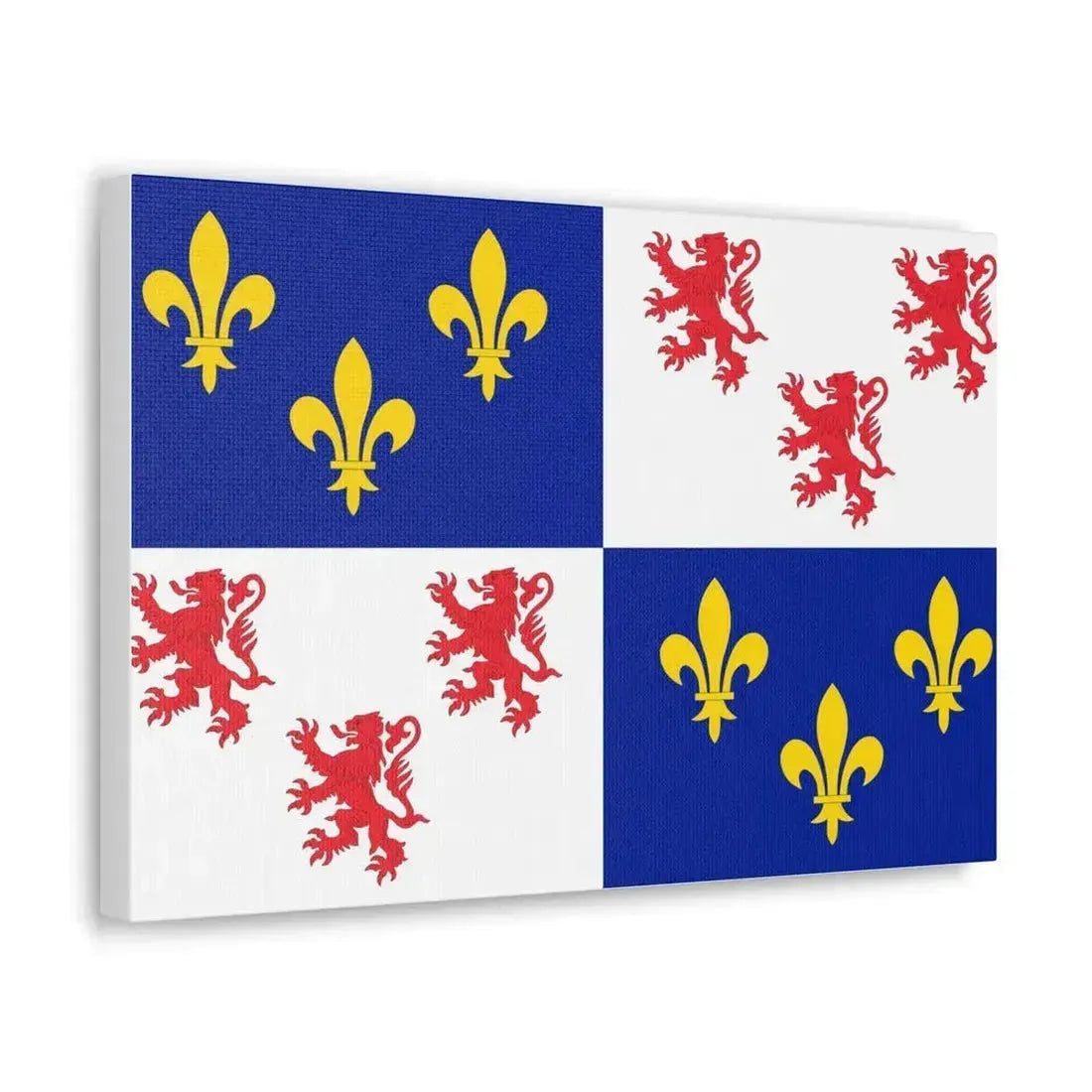 Flag of Picardy France - Canvas Wall Art - The Sticker Space
