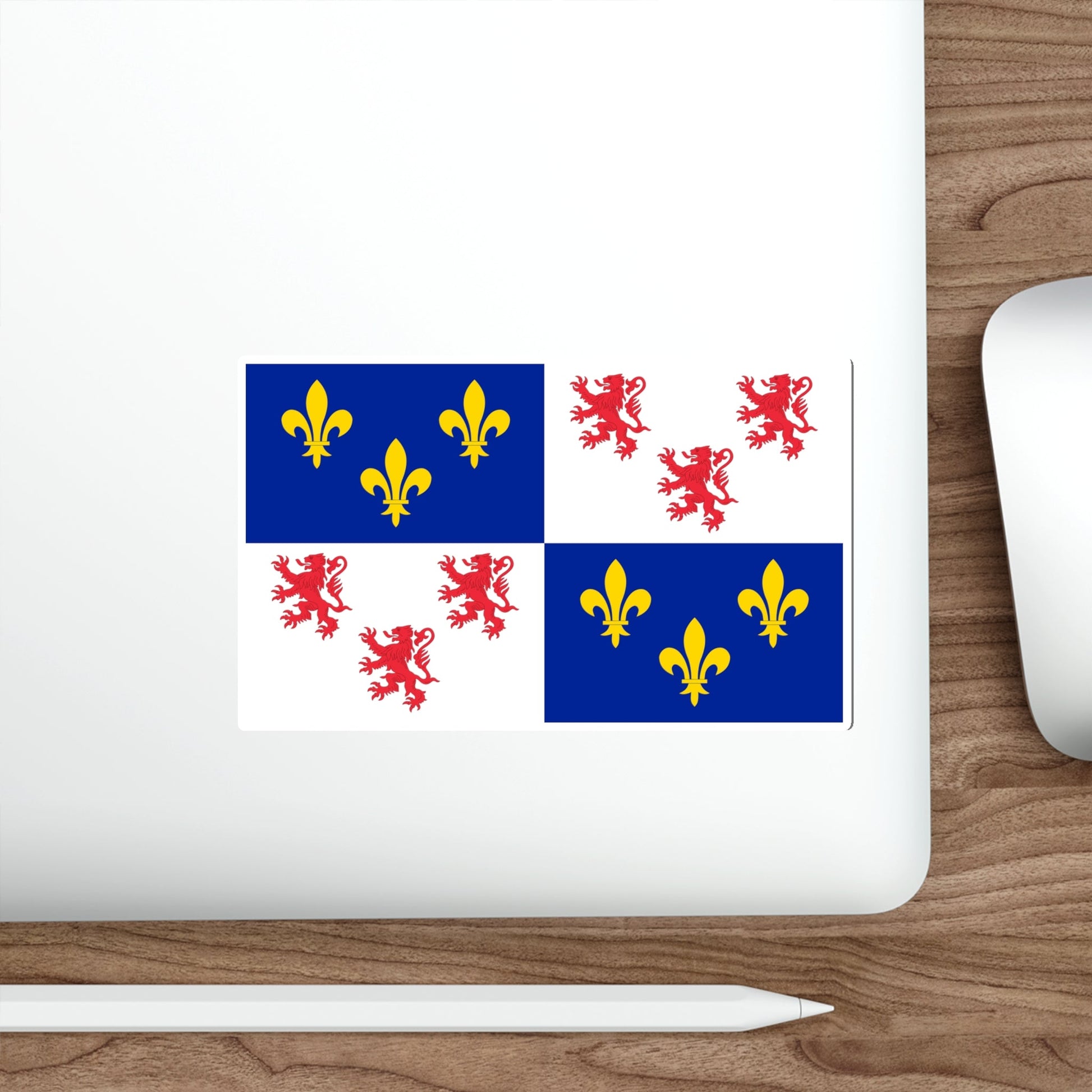 Flag of Picardy France STICKER Vinyl Die-Cut Decal-The Sticker Space