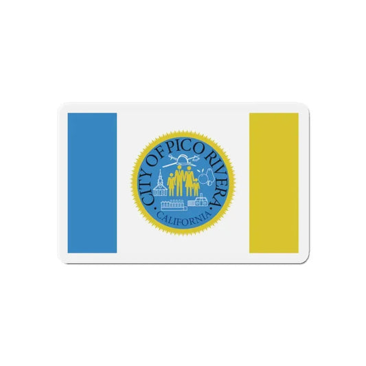 Flag of Pico Rivera California - Refrigerator Magnet 6 Inch - The Sticker Space