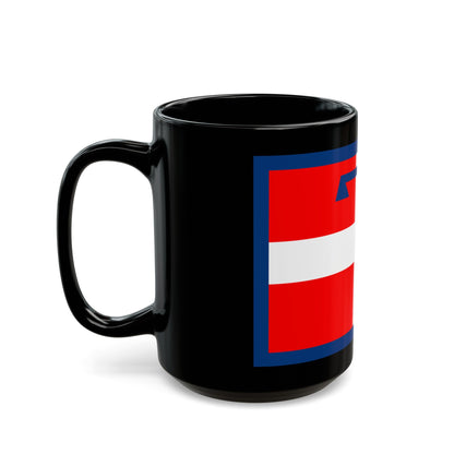 Flag of Piedmont Italy - Black Coffee Mug-The Sticker Space