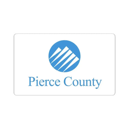 Flag of Pierce County Washington (United States) STICKER Vinyl Kiss-Cut Decal 2 Inch White - The Sticker Space