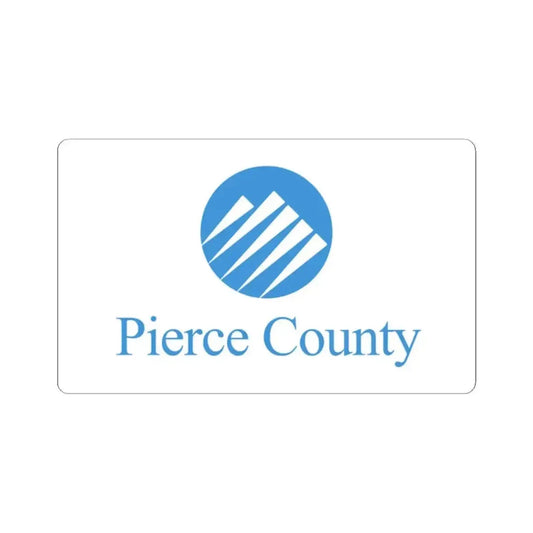 Flag of Pierce County Washington (United States) STICKER Vinyl Kiss-Cut Decal 2 Inch White - The Sticker Space